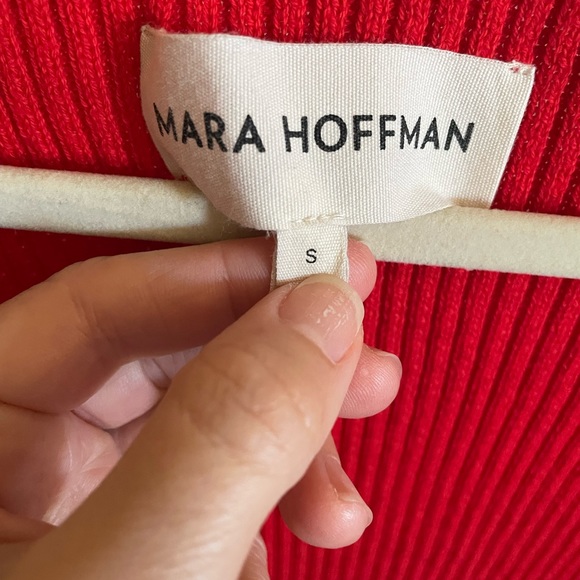 Mara Hoffman Red Knit Dress - Picture 3 of 3